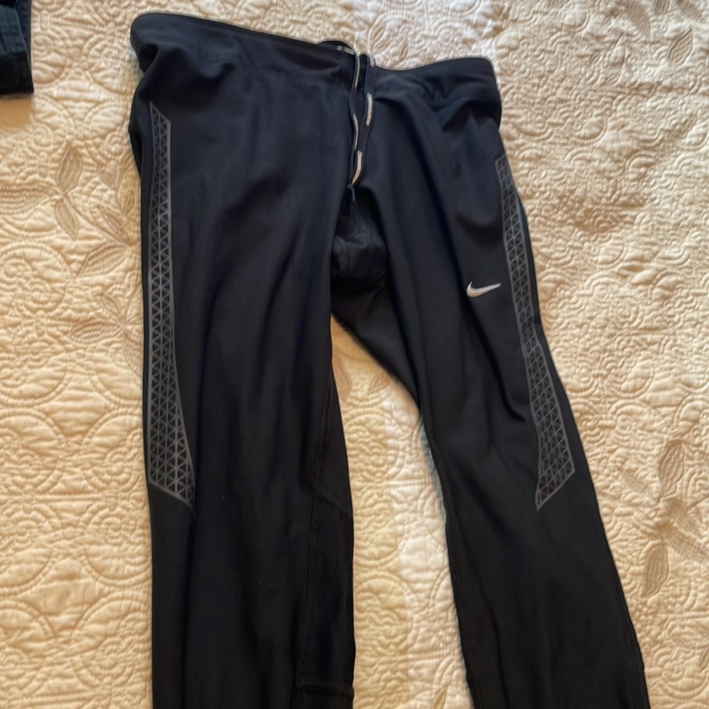 Nike dry fit running pants with with details